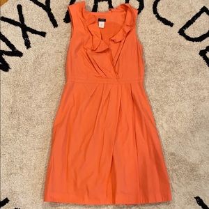 JCrew Factory Ruffle Neck Dress